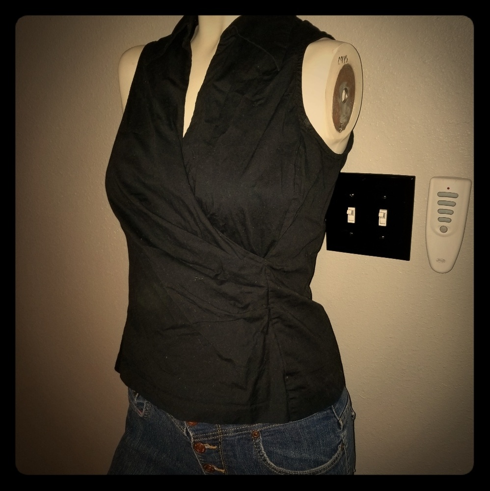 Rockabilly inspired sleeveless top